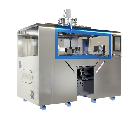 Vitesse de roulement à la matrice 1-7 tours par minute Ф150x320 mm Machine à capsule souple de sixième génération Système de contrôle Siemens Schneider