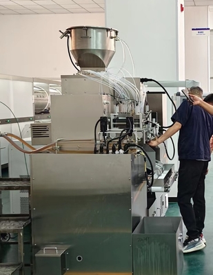 Type de roulement Machine à gélatine douce 1-3,5 tours par minute Vitesse de roulement Pompe à diaphragme Circulation externe