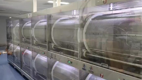 50 kg séchoir à capsules douces avec écran tactile PLC et moteurs à cages de 200W