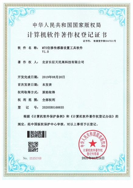 Chine TIENMIN Co.,LTD certifications